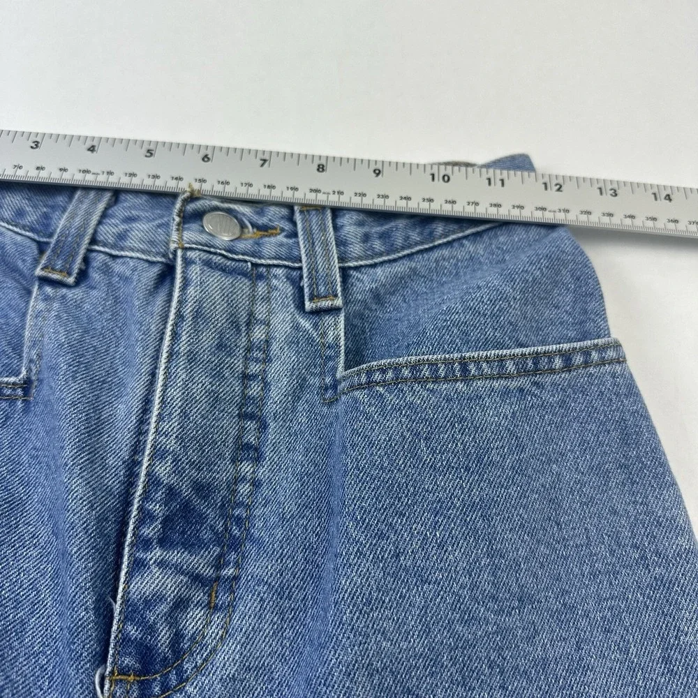 Zonz Wide Leg Skate Jeans Mens 25 Blue Vintage 90s Baggy High Rise Denim